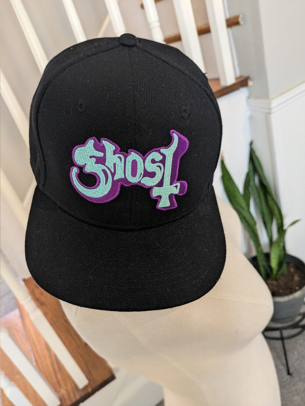 Ghost Band Flat Brim Hat